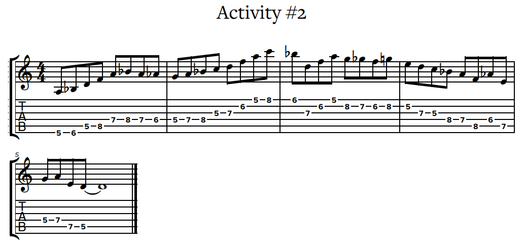 Pat Martino's Linear Expressions Activity #2